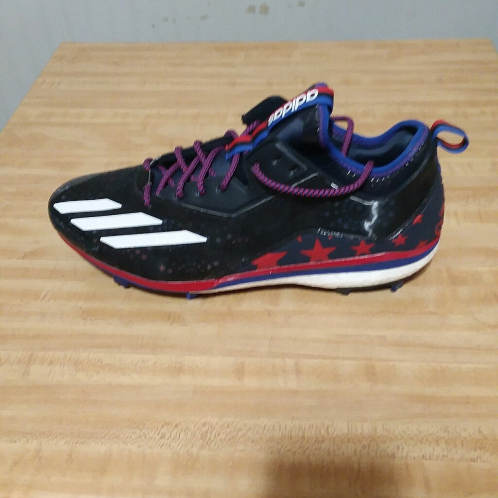 Mens Adidas baseball cleats size 14 black